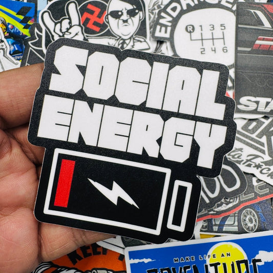 Social energy sticker - Street Soul Clothing