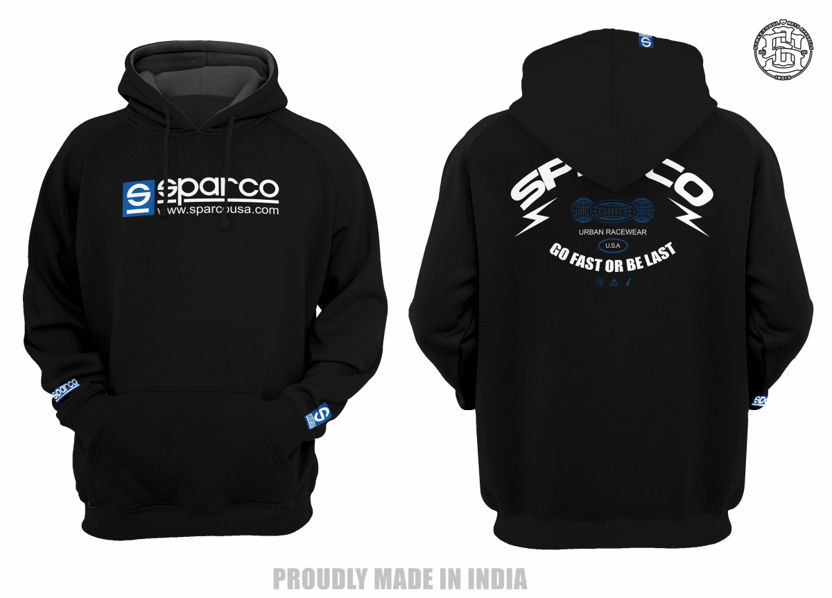 Sparco Printed Hoodie - Street Soul Clothing