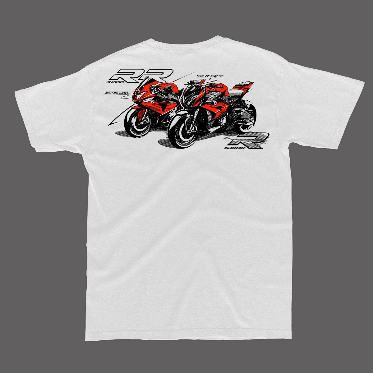 Split face bmwee printed T-shirt - Street Soul Clothing