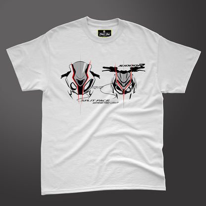 Split face bmwee printed T-shirt - Street Soul Clothing