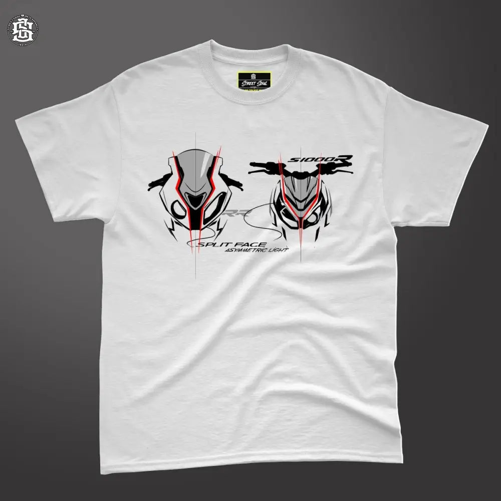 Split face bmwee printed T-shirt - Street Soul Clothing