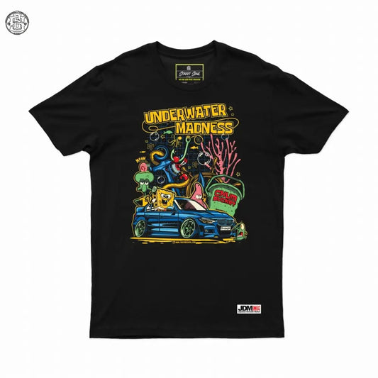 Spongebob underwater madness JDM T-shirt - Street Soul Clothing