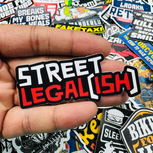 Street Legal(ish) sticker - Street Soul Clothing