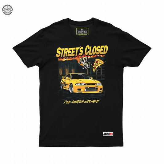 Streets Closed jdm T-shirt - Street Soul Clothing