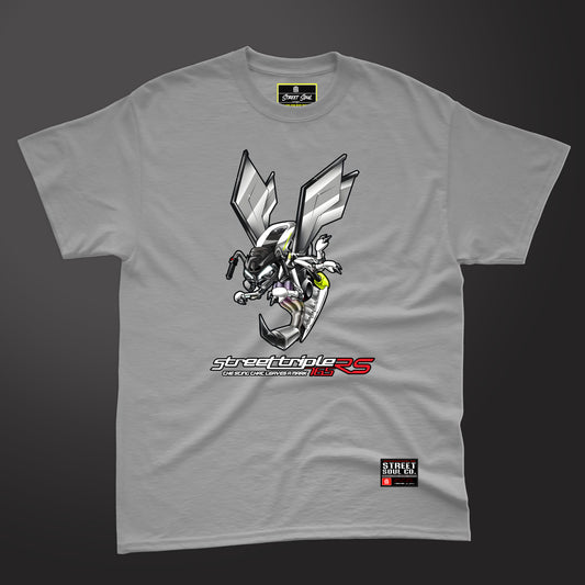 Street triple RS Melange grey T-shirt