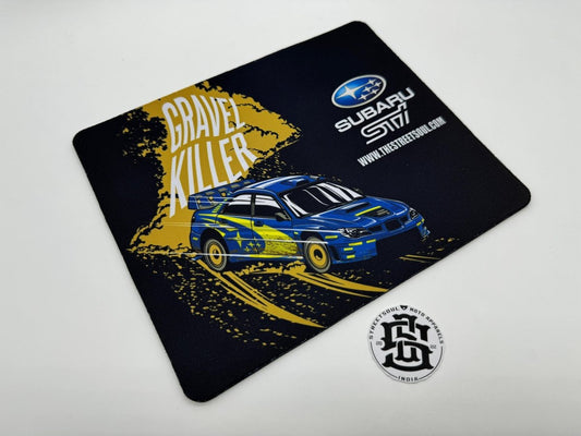 Subaru Gravel killer Mouse pad 22cm X 18cm - Street Soul Clothing