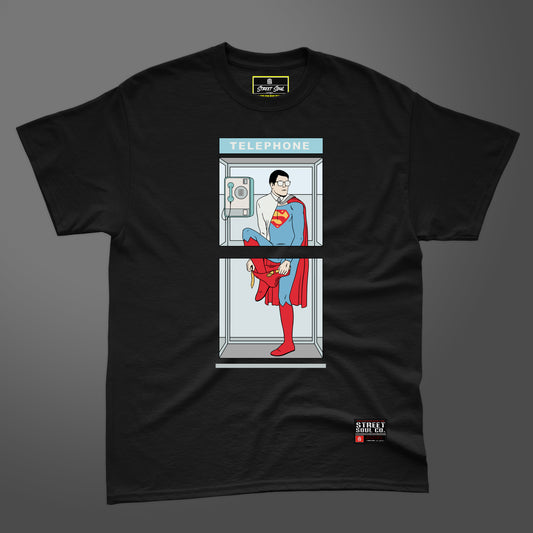 Hold on bro!! black printed T-shirt