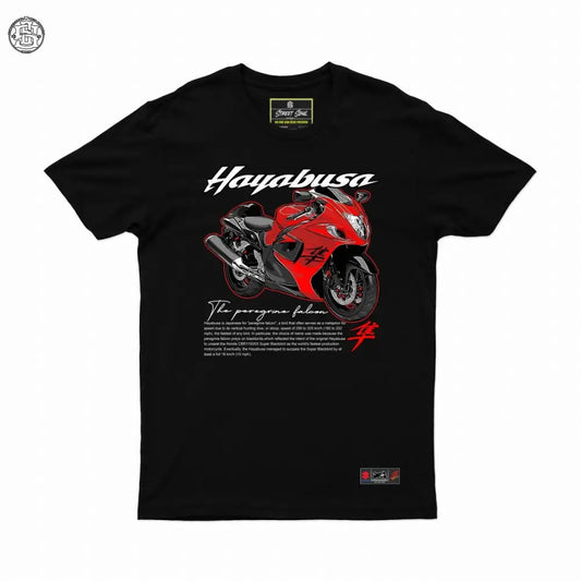 Suzuki Hayabusa The Peregrine falcon printed Cotton T-shirt - Street Soul Clothing