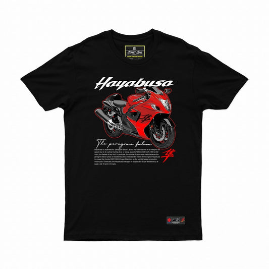 Suzuki Hayabusa The Peregrine falcon printed Cotton T-shirt - Street Soul Clothing