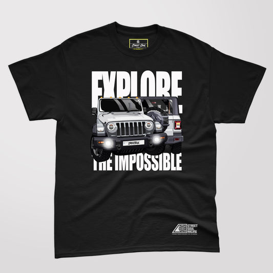 Thar Printed cotton T-shirt