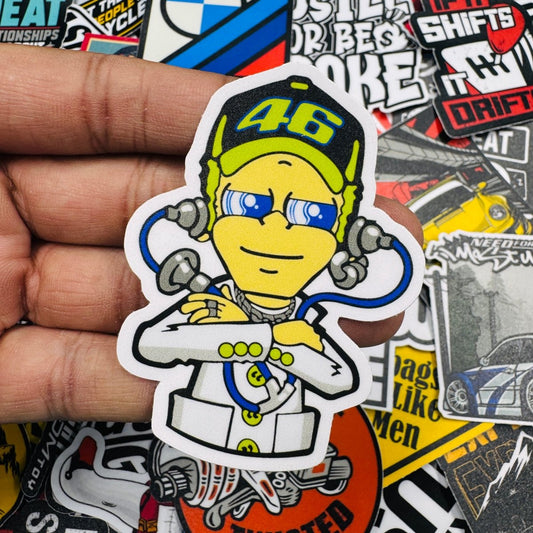 Toon'd Rossi sticker - Street Soul Clothing