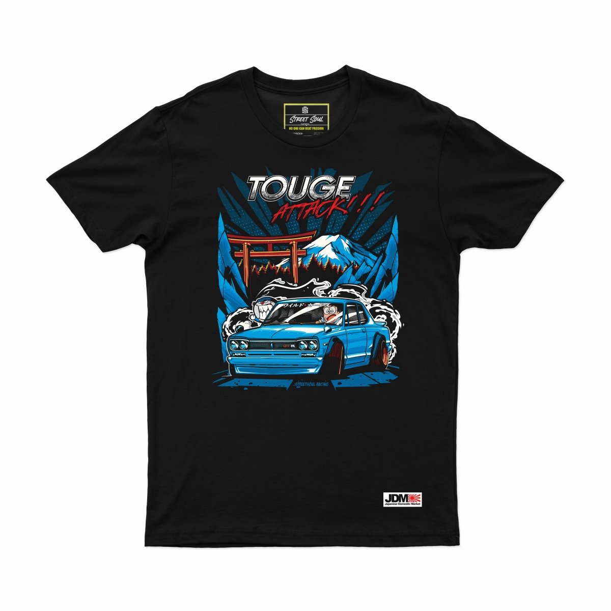 Touge Attack Doraemon JDM T-shirt - Street Soul Clothing