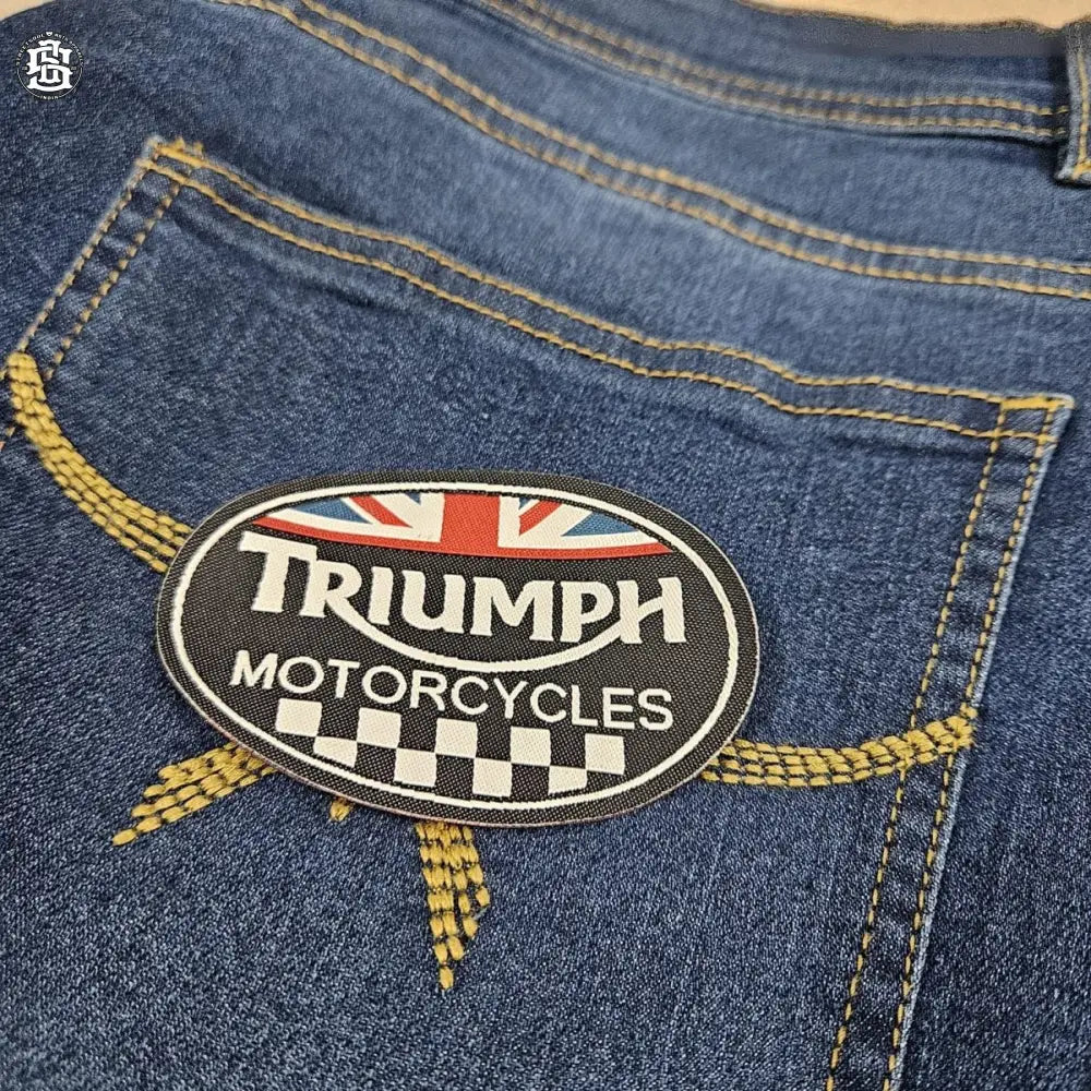 Triumph Heat patch 9cm X 6cm - Street Soul Clothing