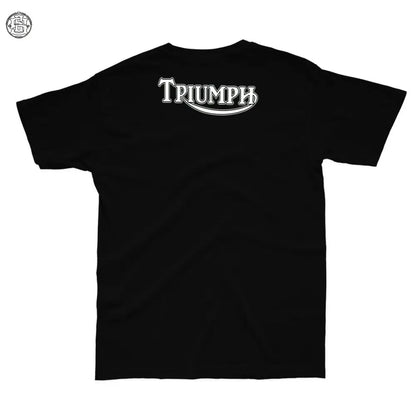 Triumph Motorcycles Printed Cotton T-shirt - Street Soul Clothing