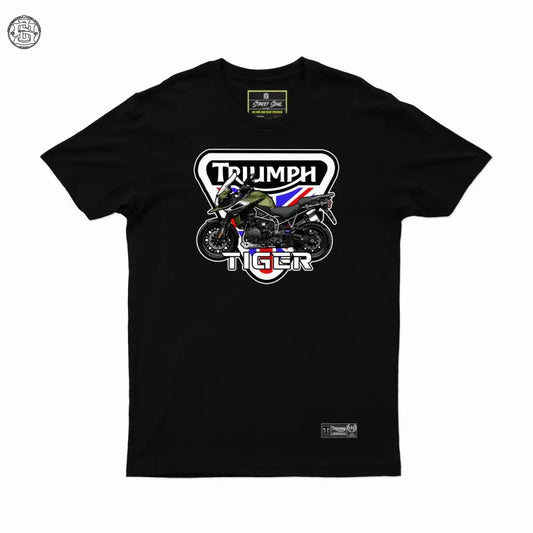 Triumph Tiger Printed Cotton T-shirt - Street Soul Clothing
