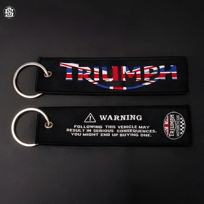 Triumph woven keychain - keychain