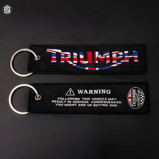 Triumph woven keychain - keychain
