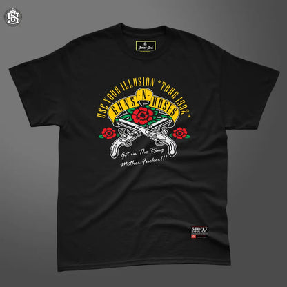 Use your illusion guns n roses printed black T-shirt - T- Shirt