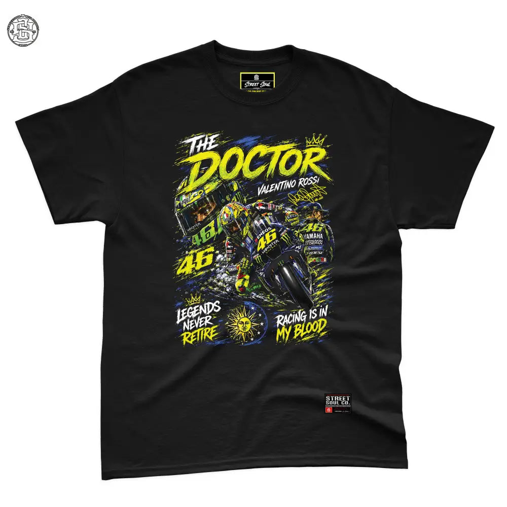 Valentino rossi bootleg graphic T-shirt - T- Shirt
