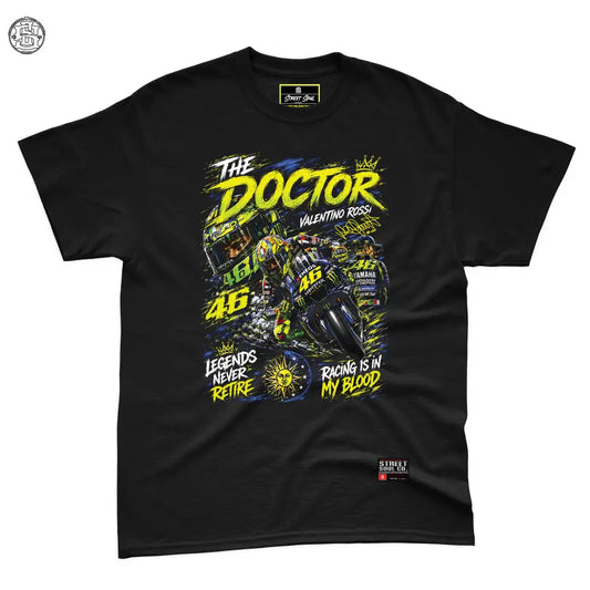 Valentino rossi bootleg graphic T-shirt - T- Shirt