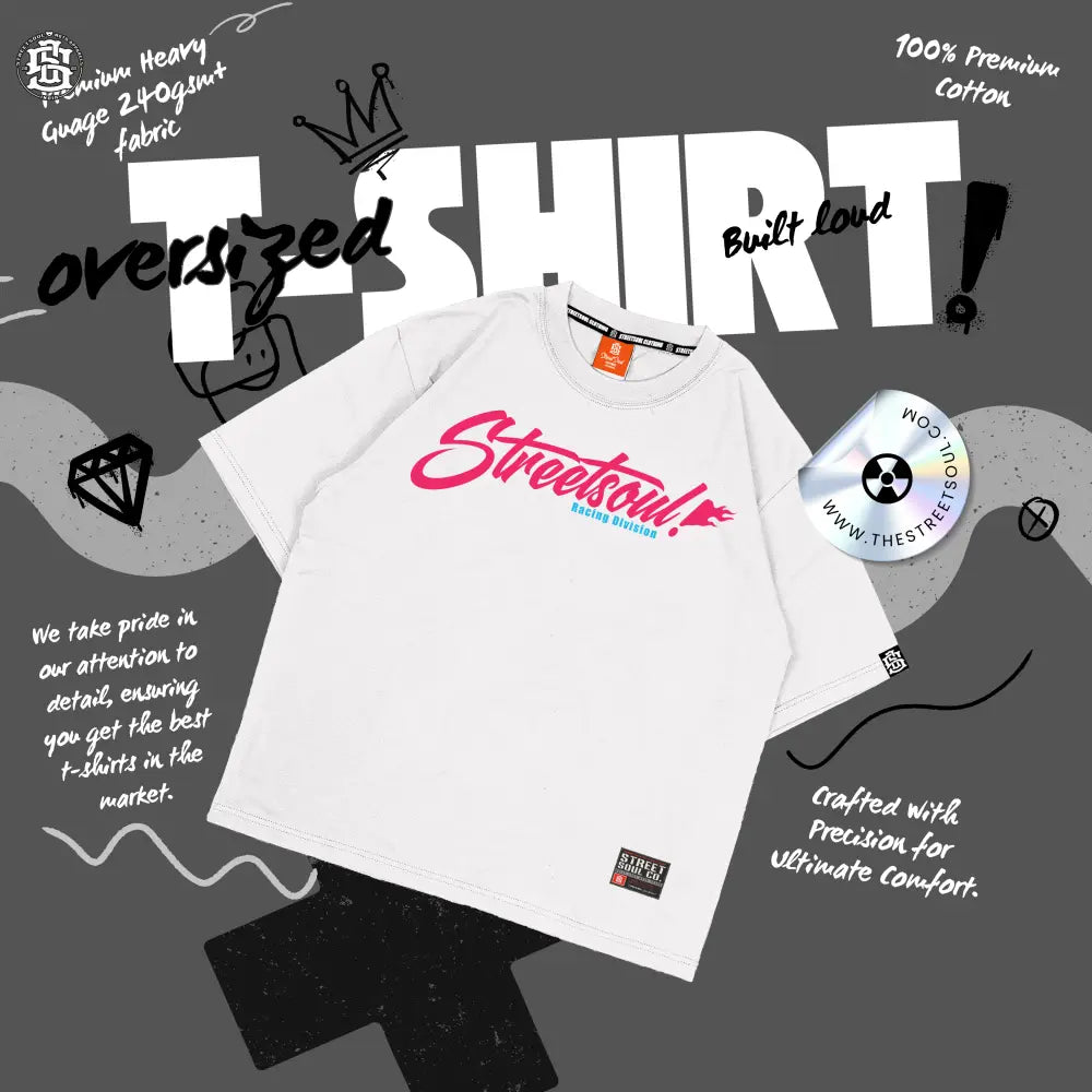 Valley Run white Oversized T-shirt