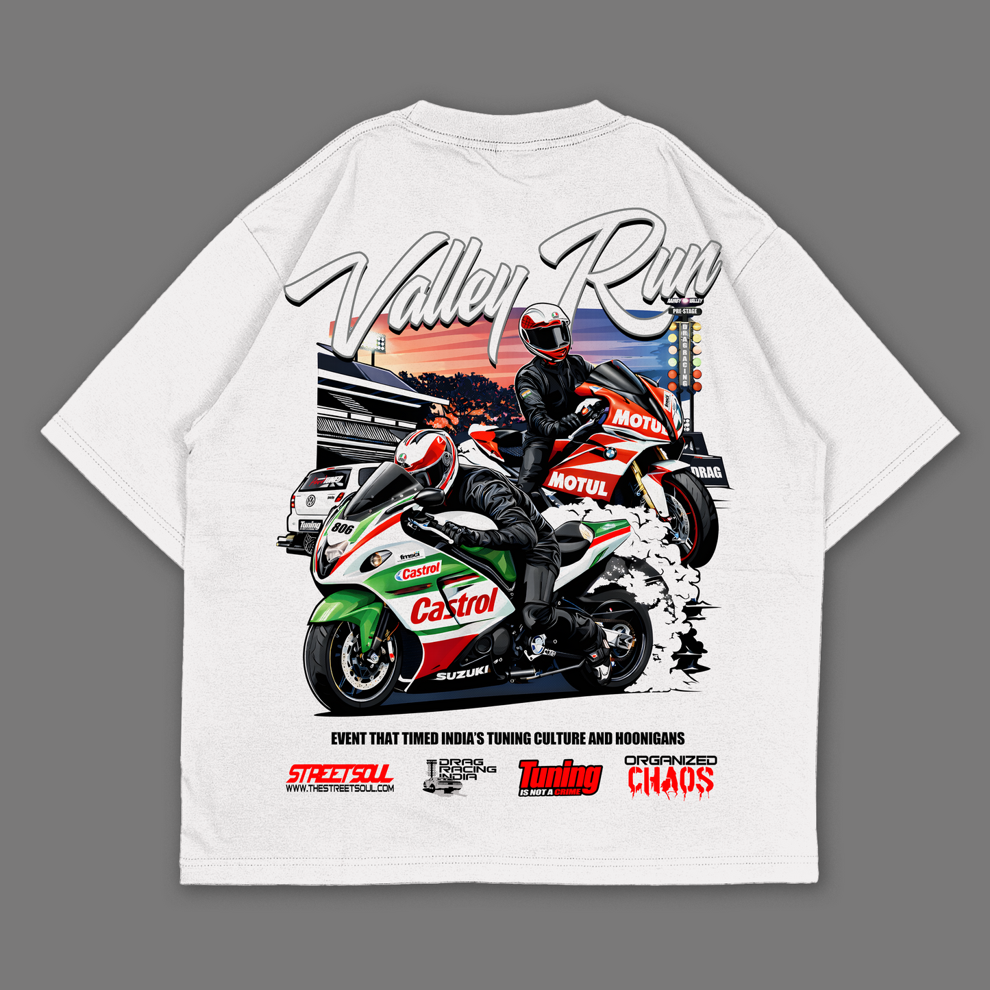 Valley Run white Oversized T-shirt