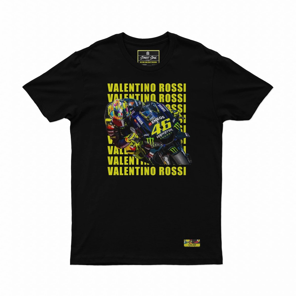 VR 46 Printed Cotton Tshirt - Street Soul Clothing