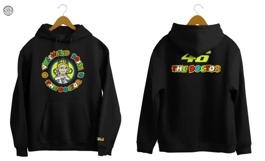 VR 46 THE DOCTOR Printed Hoodie - Hoodies