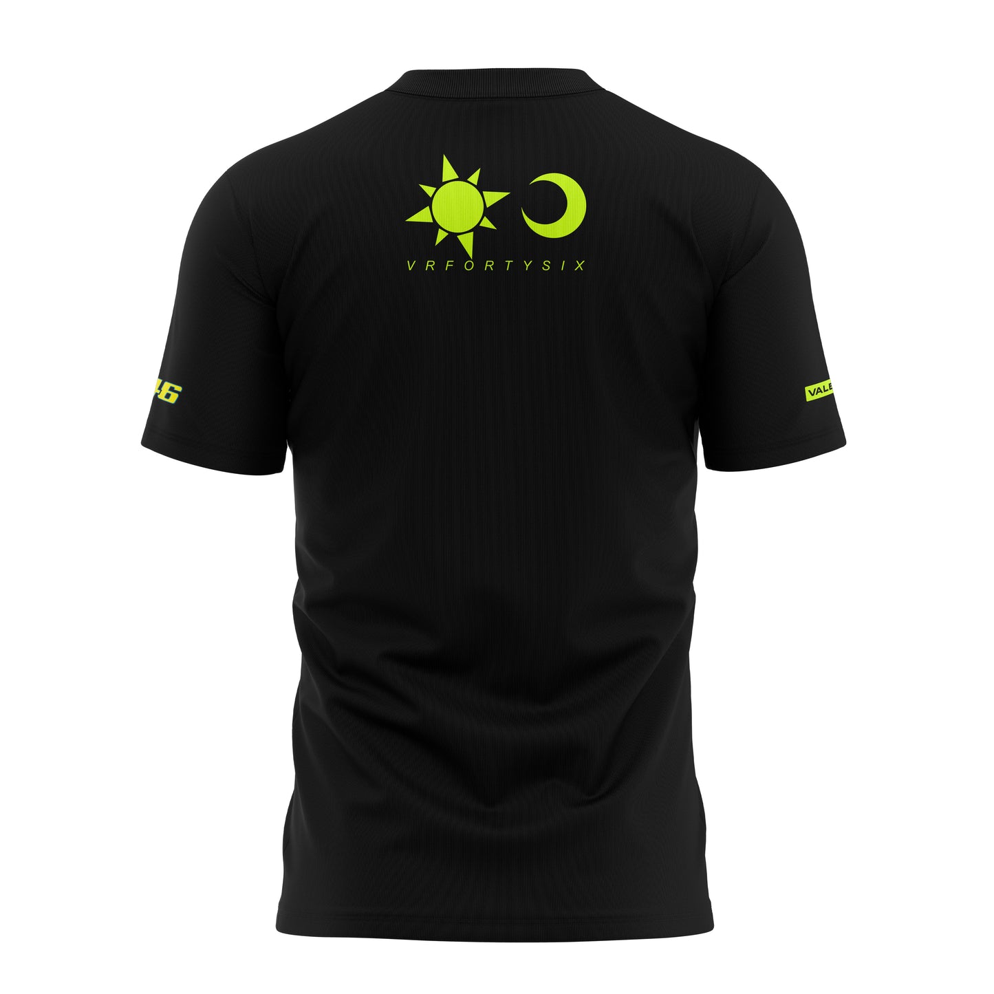 VR46 Sun and moon Printed cotton tshirt