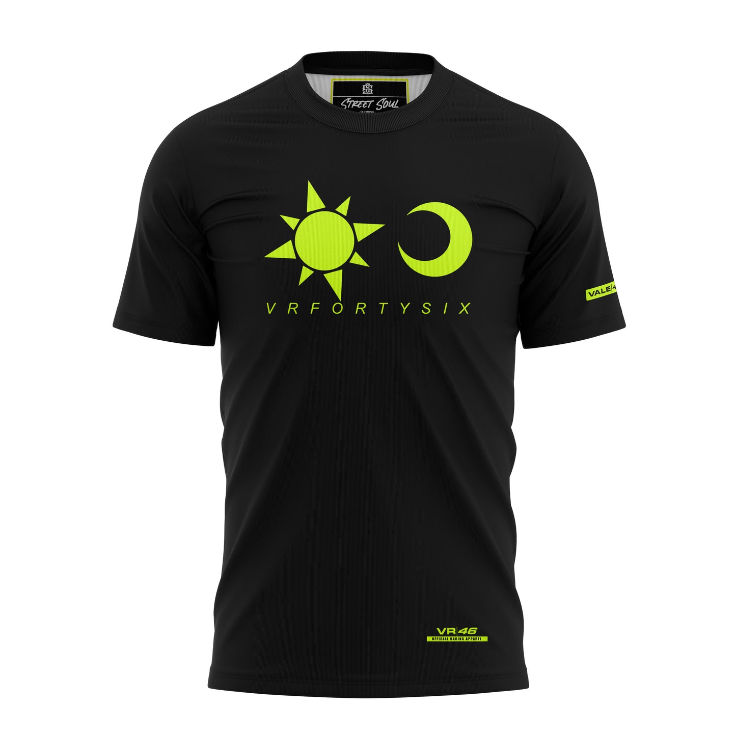 VR46 Sun and moon Printed cotton tshirt 2