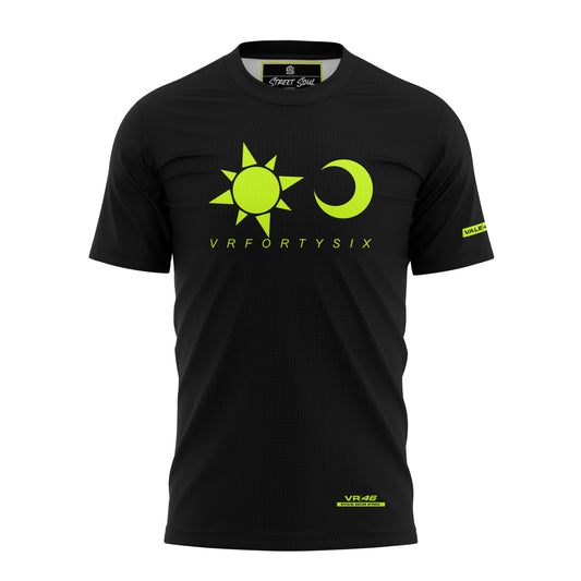 VR46 Sun and moon Printed cotton tshirt 2