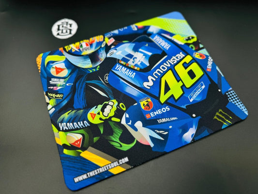 VR|46 Misano printed Mouse Pad 22cmX18cm - Street Soul Clothing