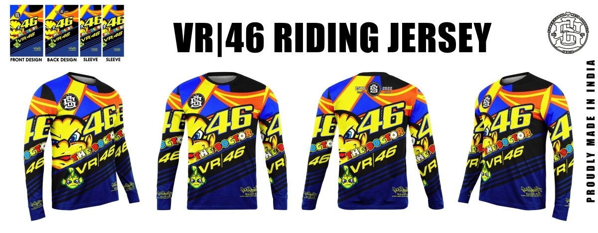 VR|46 Riding jersey - Street Soul Clothing