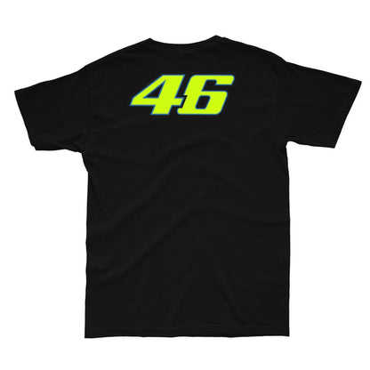 VR46 Sun and moon Printed Cotton T-shirt - Street Soul Clothing