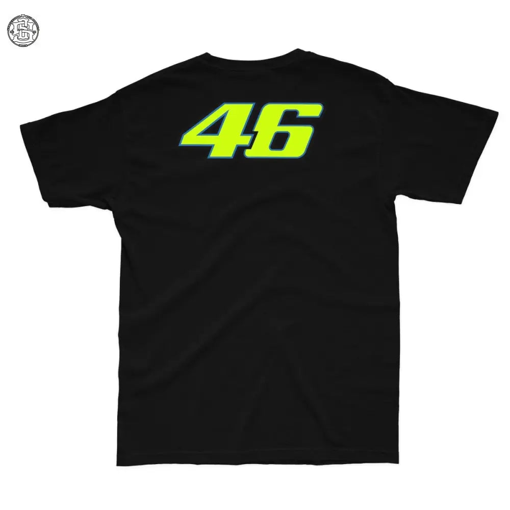VR46 Sun and moon Printed Cotton T-shirt - Street Soul Clothing