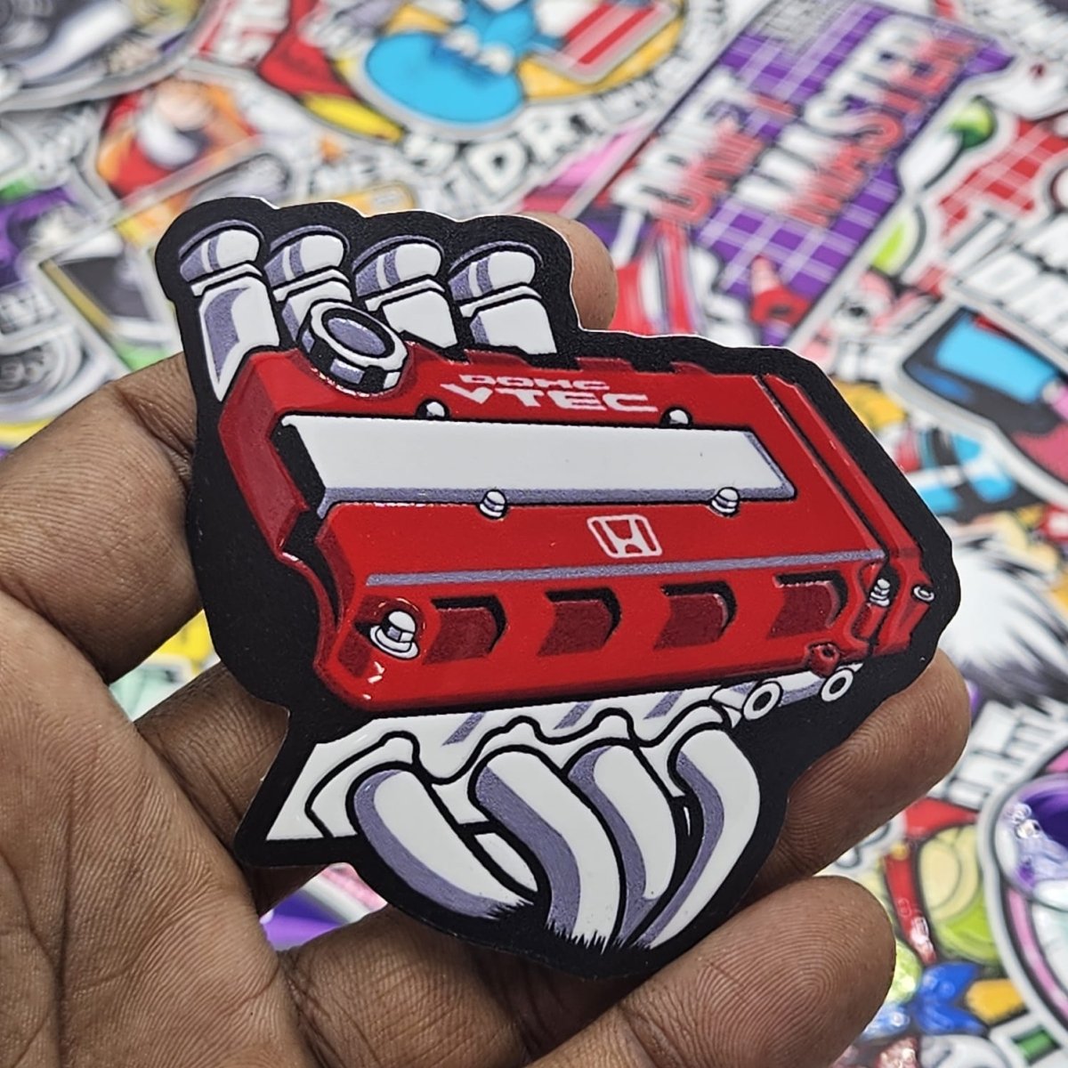 VTEC sticker (Embossed) - Street Soul Clothing