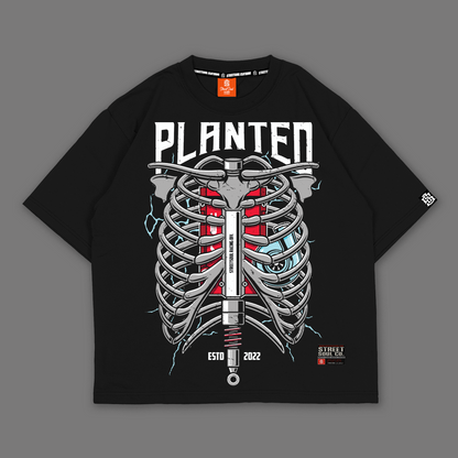 Planted Black Oversized T-shirt