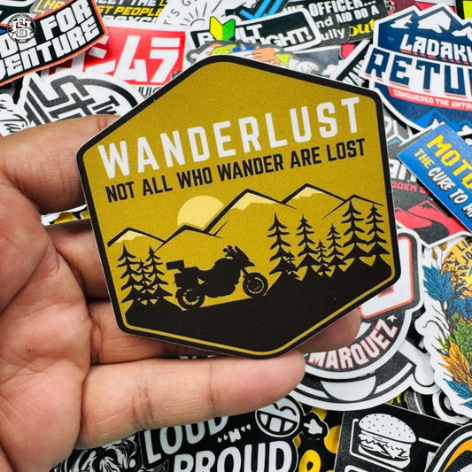 wanderlust sticker - Street Soul Clothing