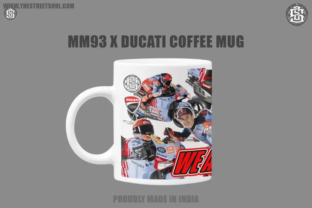 WE ARE 93 Marquez X Gresini Racing Coffee Mug - Street Soul Clothing