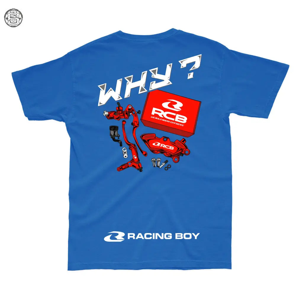 Why RCB? Printed Royal blue T-shirt - T- Shirt