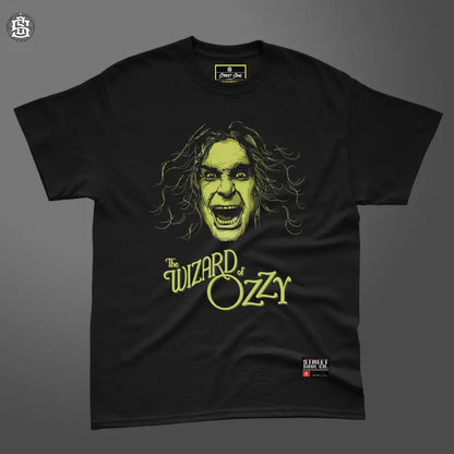 wizard of ozzy black printed T-shirt - T- Shirt