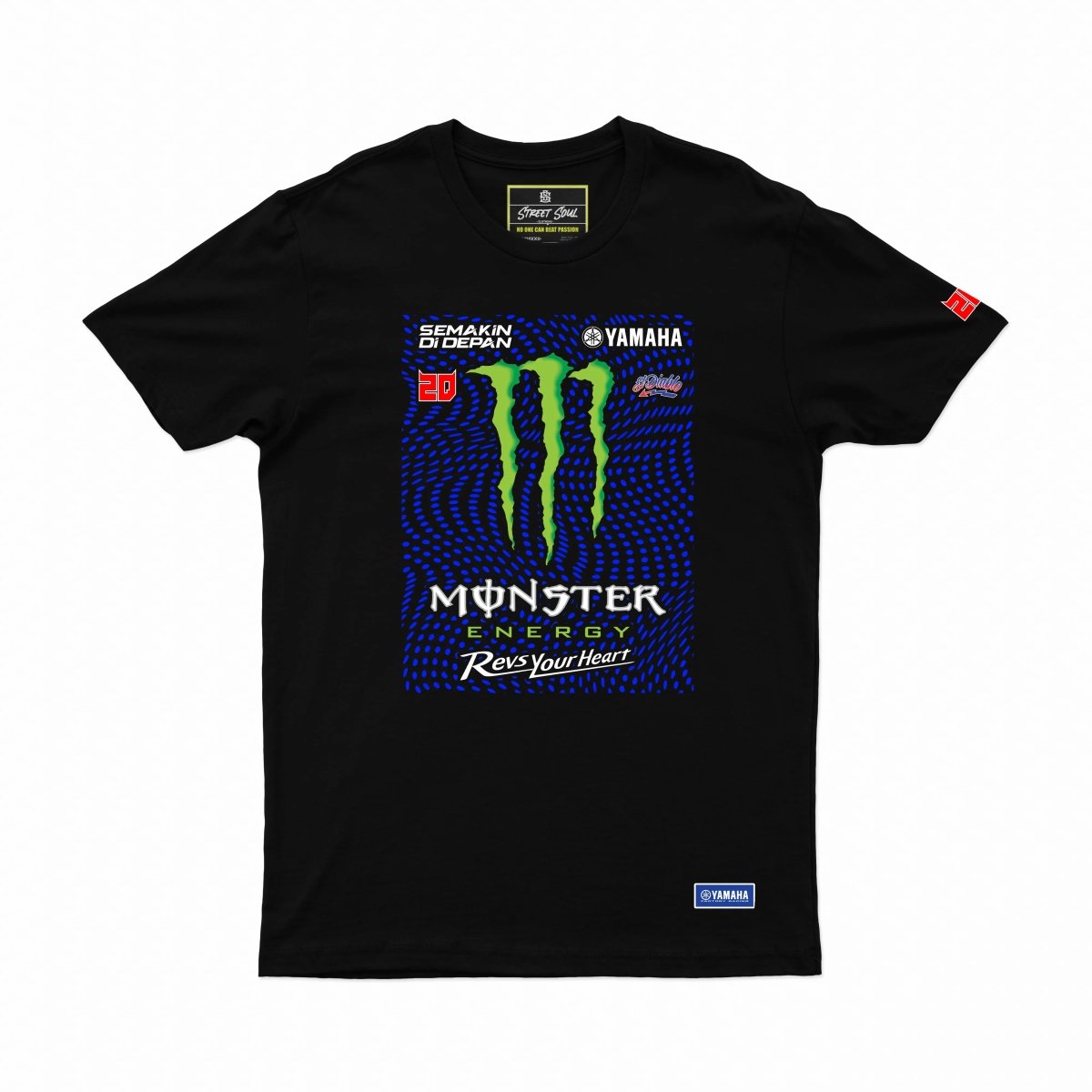Yamaha Factory Racing Printed cotton T-shirt - Street Soul Clothing