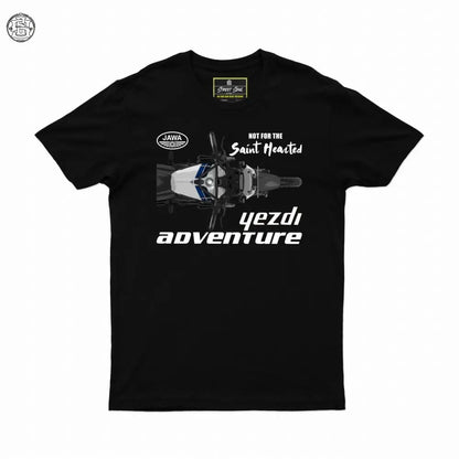 Yezdi adventure Printed cotton tshirt - Street Soul Clothing