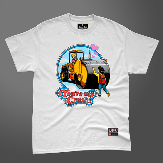 You are my crush printed white T-shirt